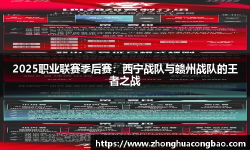 2025职业联赛季后赛：西宁战队与赣州战队的王者之战